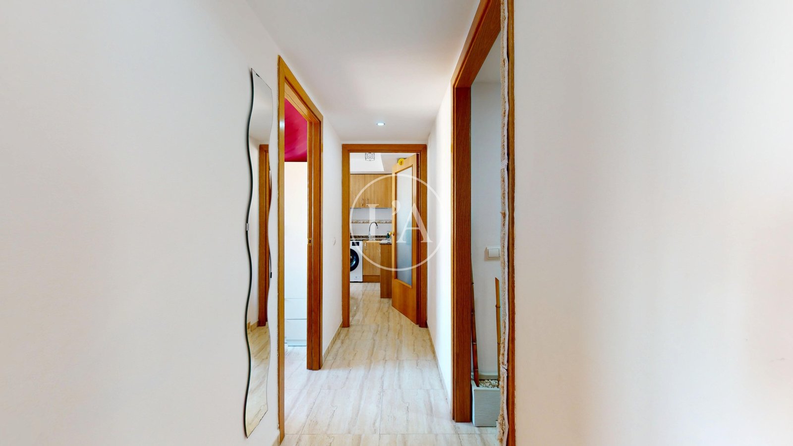 Apartamento en Miami Playa pasillos