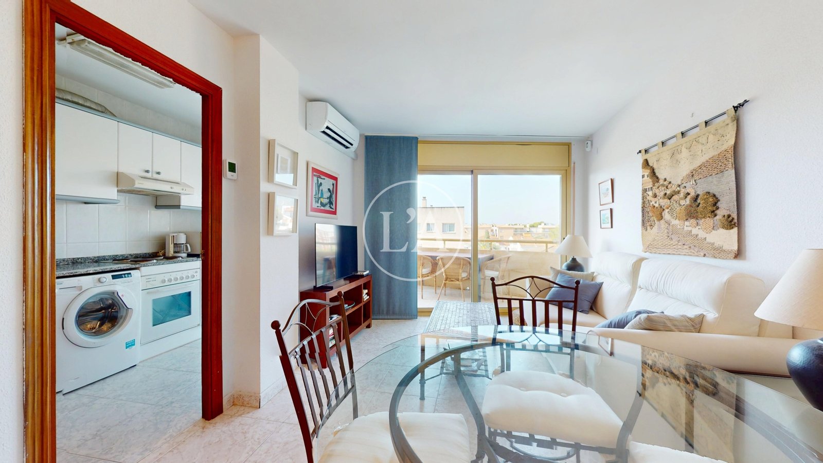 Apartamento Miami Playa vistas salón