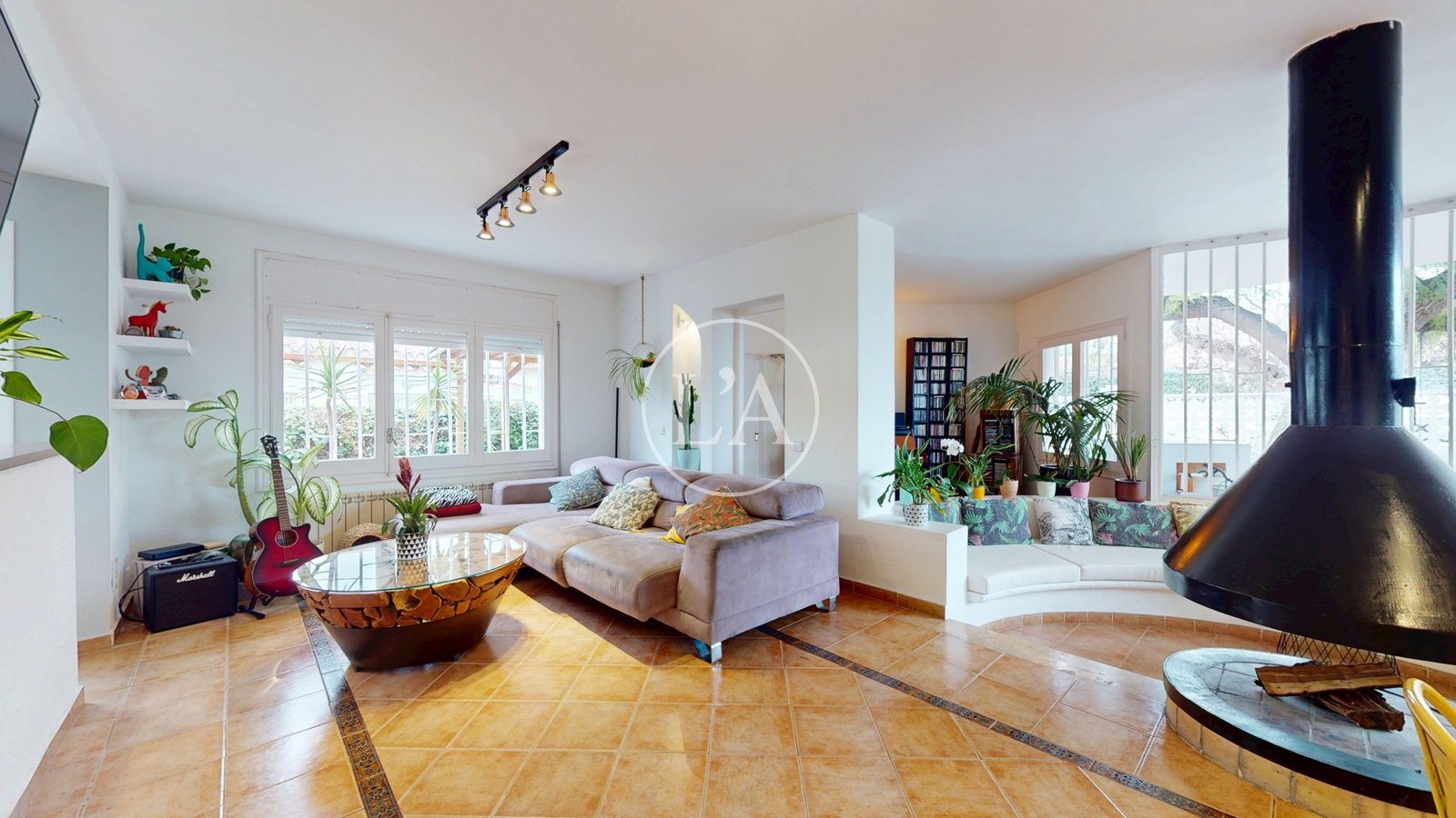 Casa en Vilafortuny Cambrils unifamiliar salón zona sofá