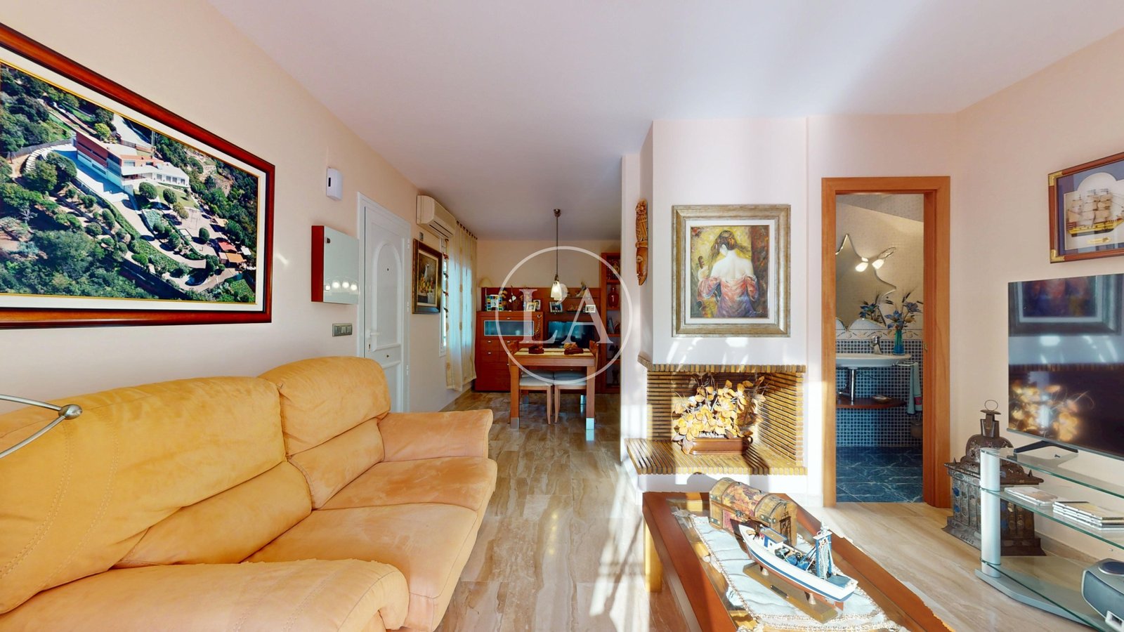 Casa pareada Cambrils Mediterrani salón completo