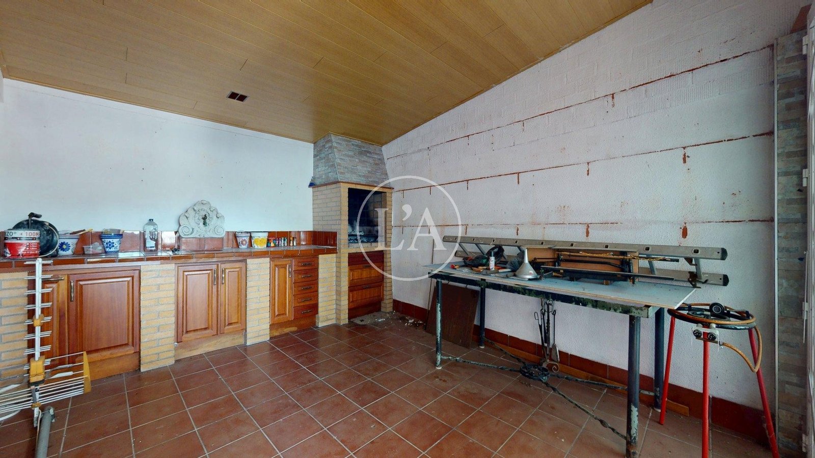 Masía urbana en venta en Vilanova d'Escornalbou barbacoa