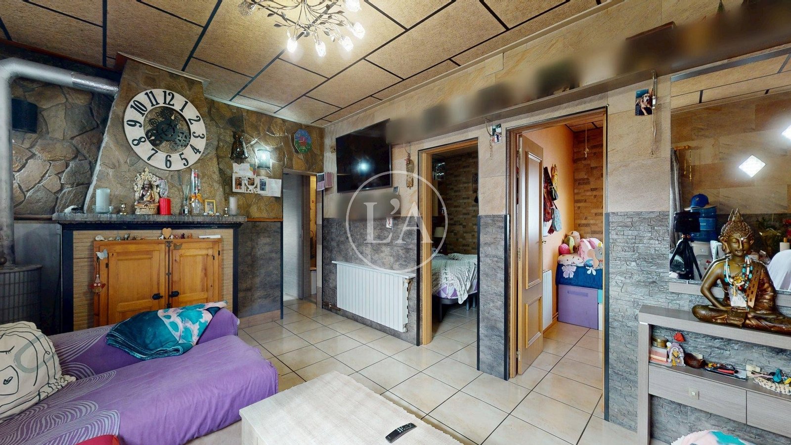 Masía urbana en venta en Vilanova d'Escornalbou salón-comedor