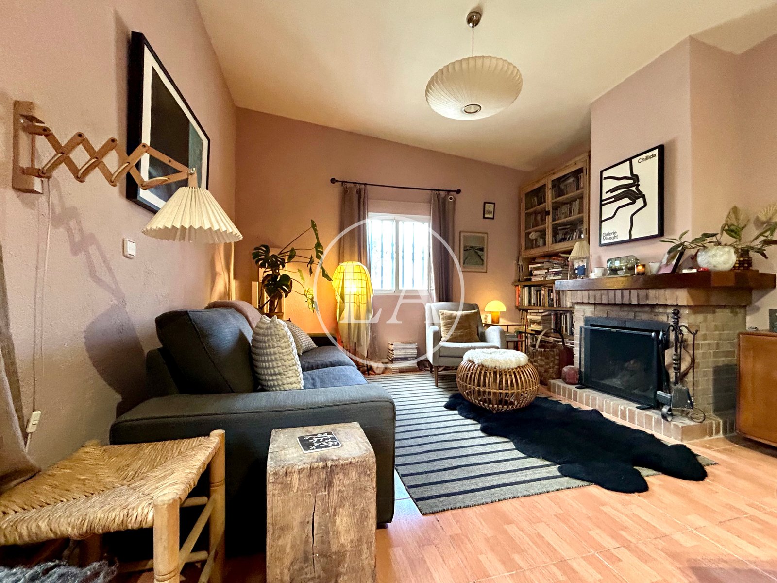 Masía rústica en Riudoms sofá