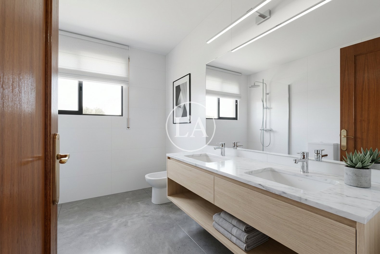 Casa en venta en Vilafortuny Cambrils baño render reformado