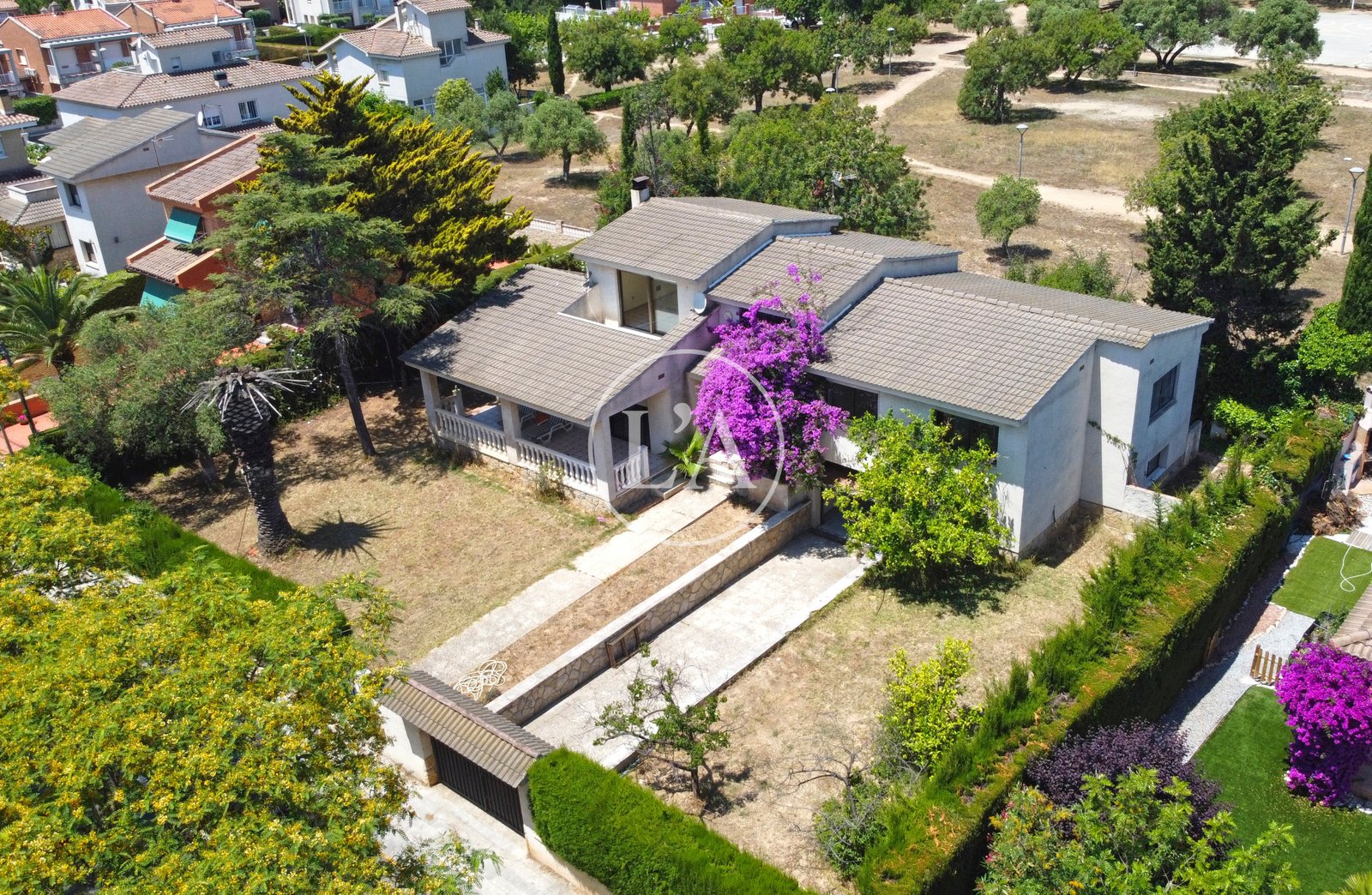 Casa en venta en Vilafortuny Cambrils vista aérea