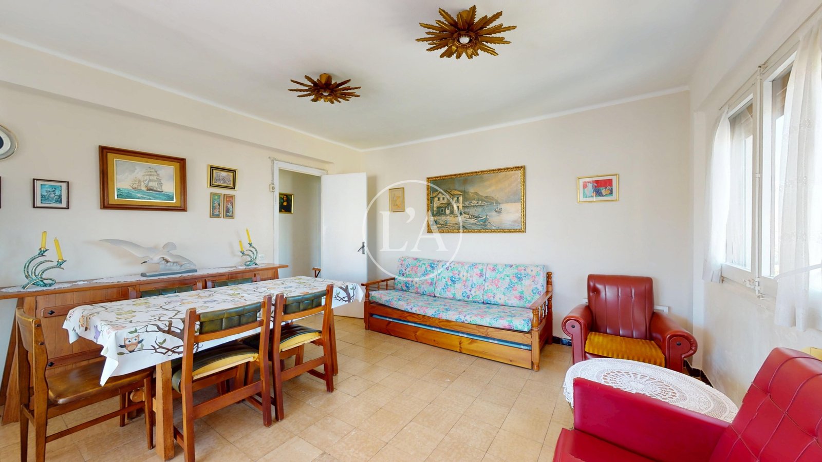 Apartamento ático en venta Horta de Santa Maria Cambrils sofás