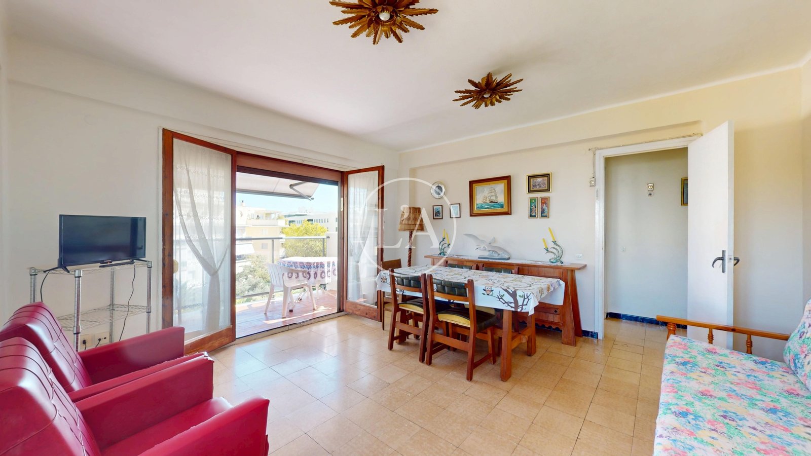 Apartamento ático en venta Horta de Santa Maria Cambrils salón comedor
