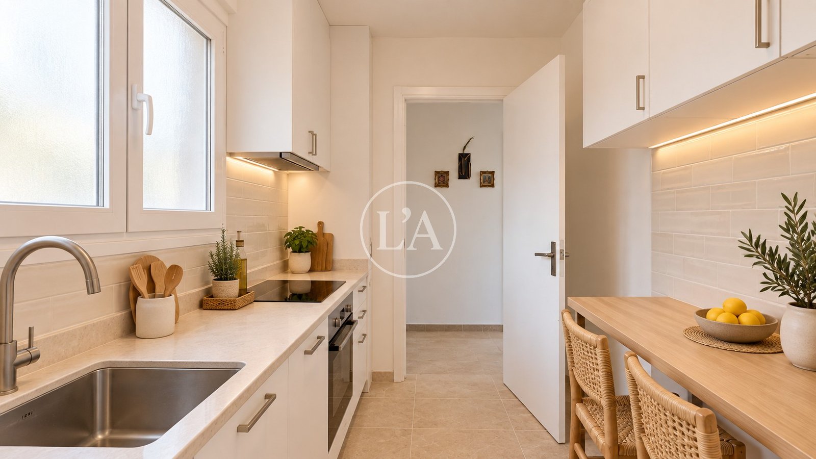 Apartamento ático en venta Horta de Santa Maria Cambrils cocina render
