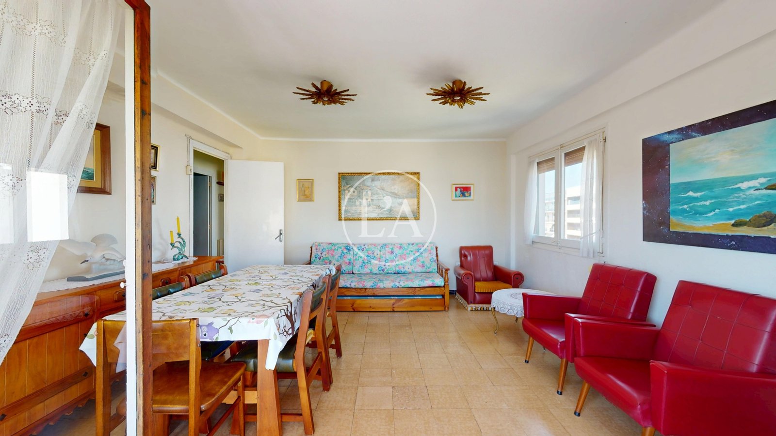 Apartamento ático en venta Horta de Santa Maria Cambrils salida comedor