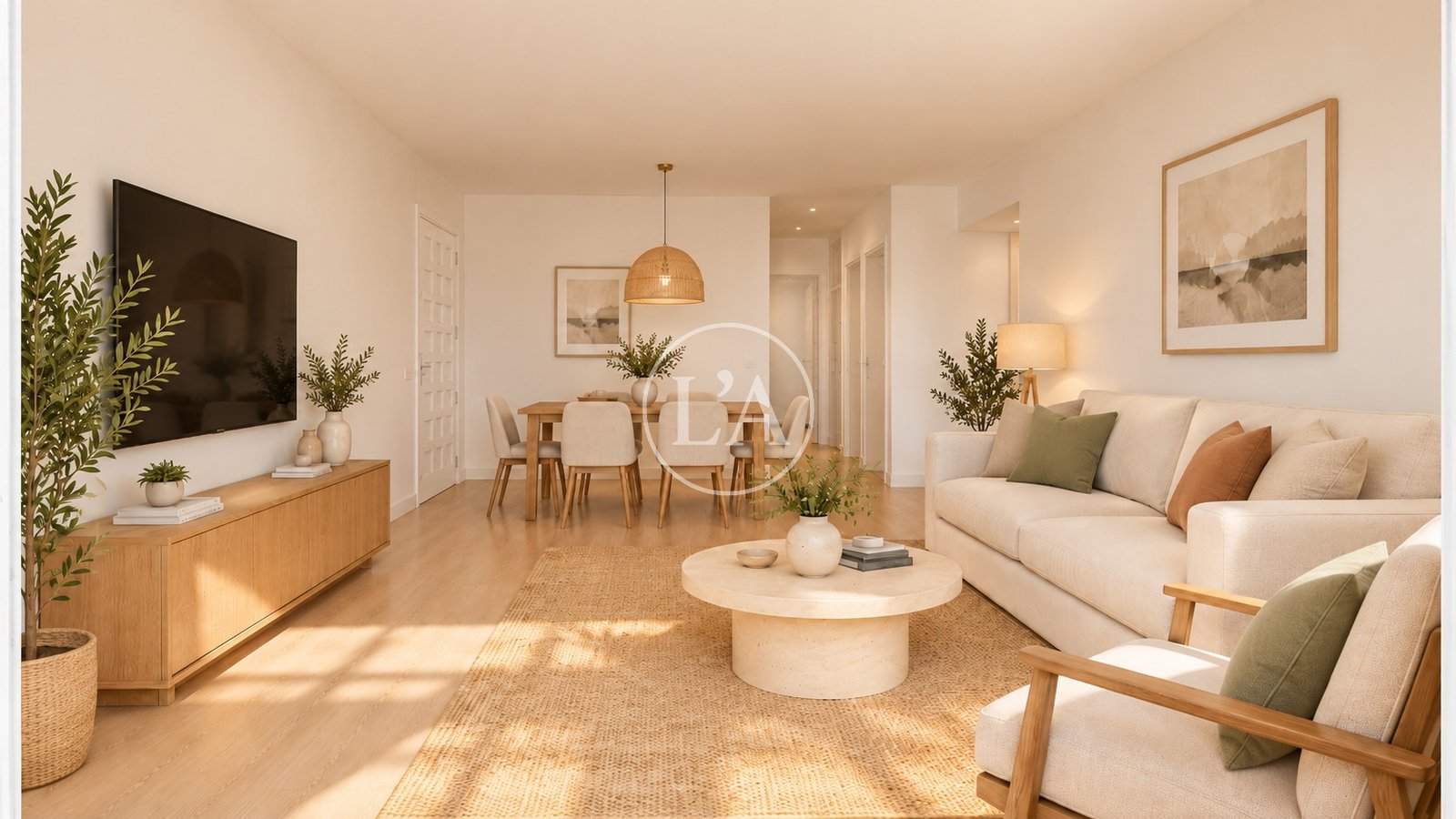 Apartamento para reformar en el Regueral, Cambrils – comedor render